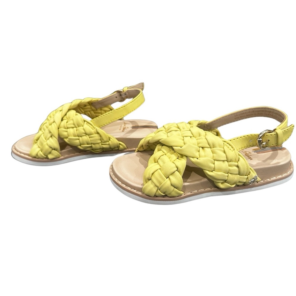 Sam Edelman Girl's Vita Mini Yellow Sandal Size 11